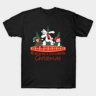 Dabbing Christmas Friends - Fairy Polar Bear Penguin 1 T-Shirt